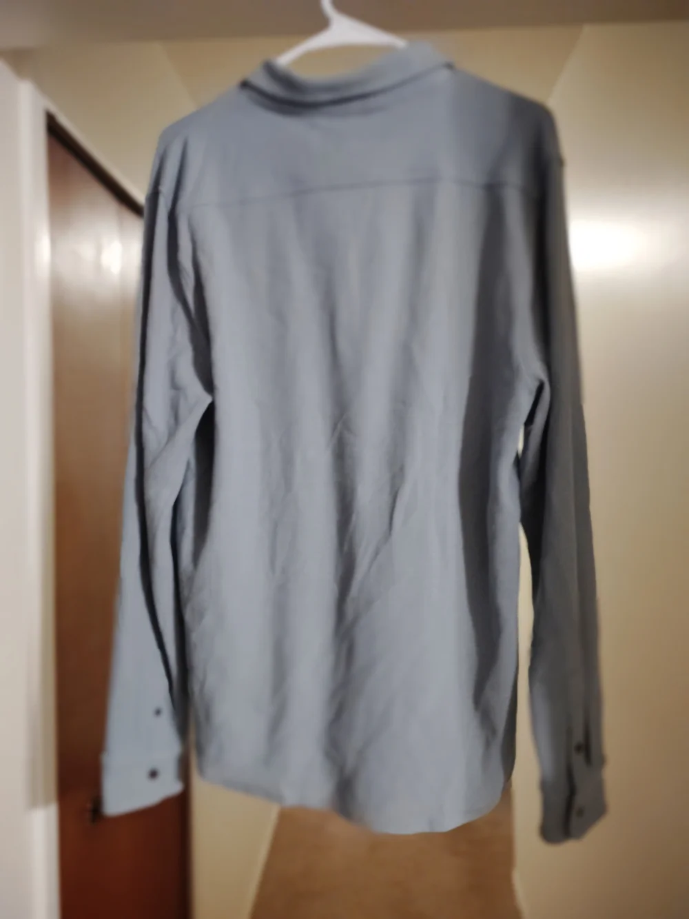J. Crew Men's Pale Blue Long-Sleeve Button-Down Shirt